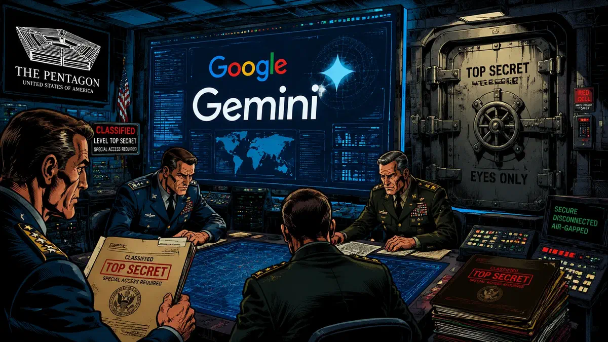 Le Pentagone intègre l'IA Gemini de Google dans ses réseaux classifiés